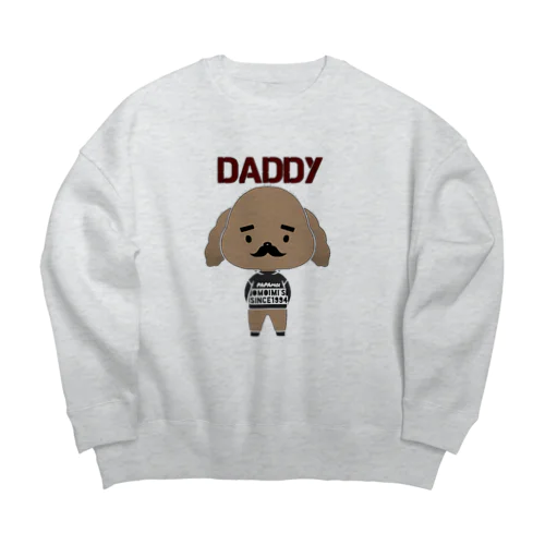 Omoimi'S  「PAPAmoi」 Big Crew Neck Sweatshirt