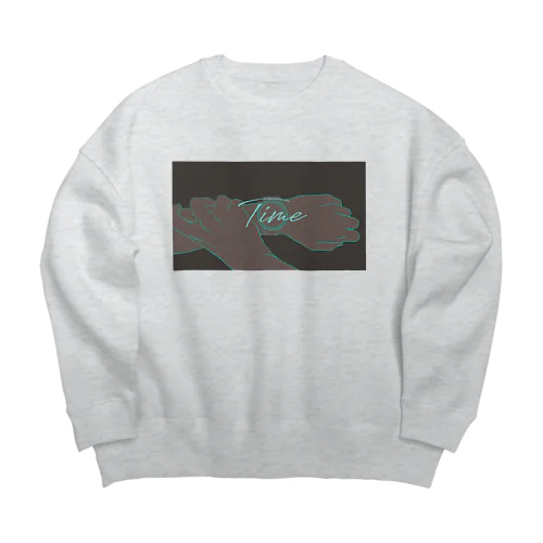 時間 Big Crew Neck Sweatshirt