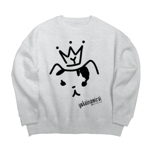ユカイナミライ社 Big Crew Neck Sweatshirt