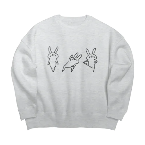 なつみヨガをならう。 Big Crew Neck Sweatshirt