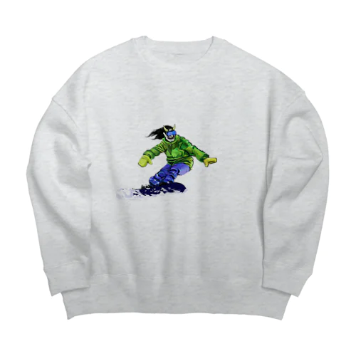 yamanvaさん Big Crew Neck Sweatshirt