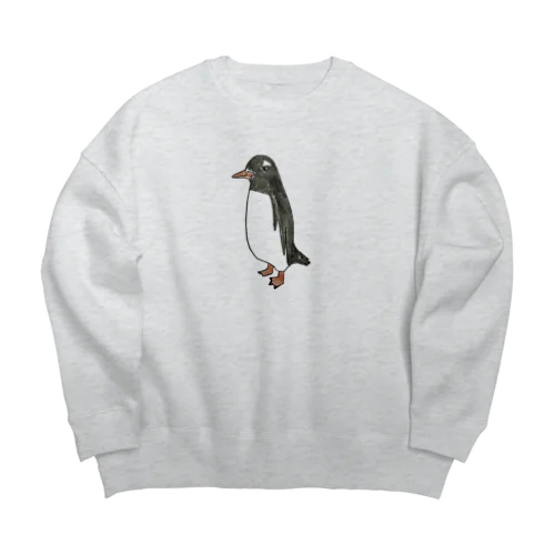 ジェンツーペンギン Big Crew Neck Sweatshirt