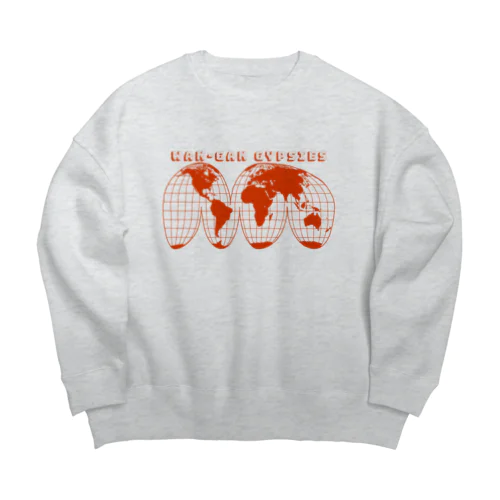 WORLD WIDE WAN-GAN Big Crew Neck Sweatshirt