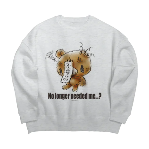 【各20点限定】クマキカイ(1 / No longer needed me...?) Big Crew Neck Sweatshirt