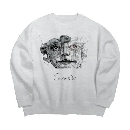 哀愁 Big Crew Neck Sweatshirt