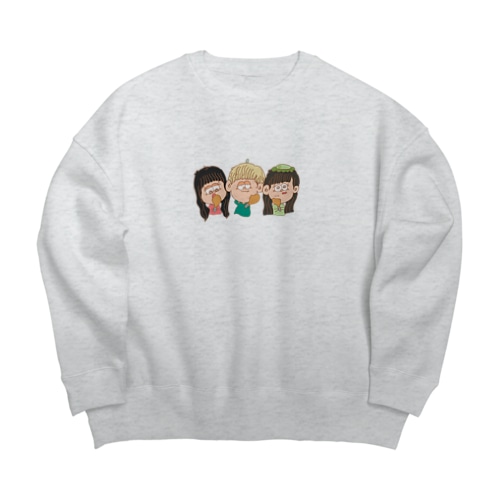 PKA Popp!ng SWEAT Big Crew Neck Sweatshirt