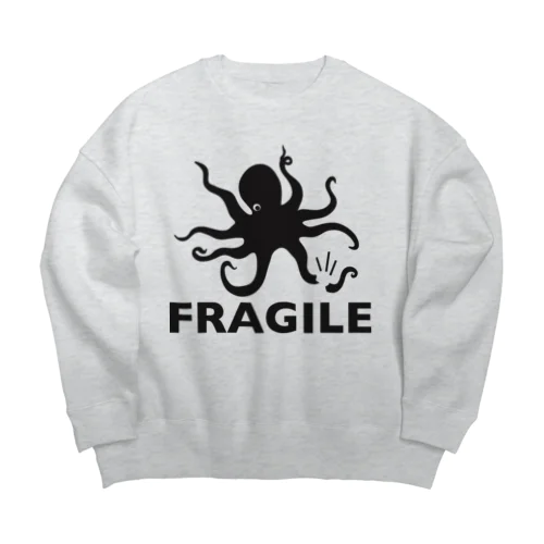 ワレモノ注意 Big Crew Neck Sweatshirt