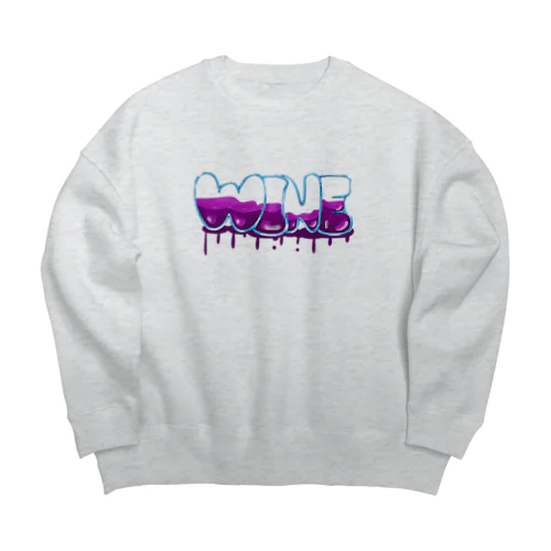 WINE ワイン 061 Big Crew Neck Sweatshirt