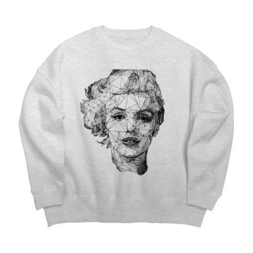 まりりん Big Crew Neck Sweatshirt