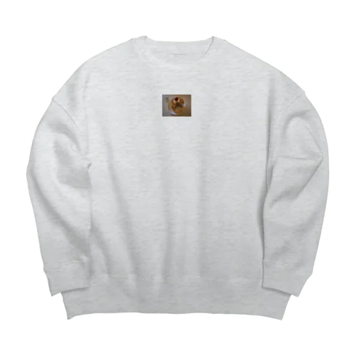 いぬとパンケーキ Big Crew Neck Sweatshirt