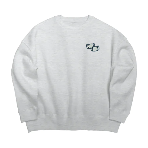 でぃすたんすマスクちゃん Big Crew Neck Sweatshirt