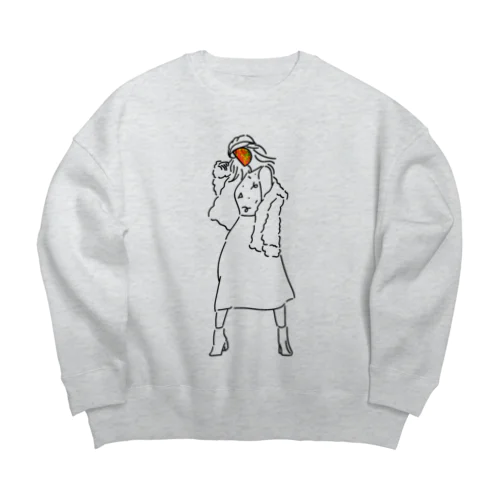 soysio029 Big Crew Neck Sweatshirt