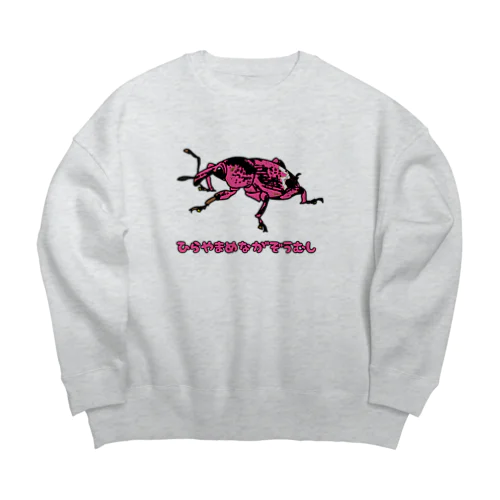 ひらやまさん Big Crew Neck Sweatshirt