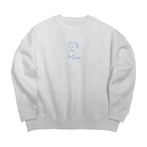 ブラームス　Brahms Big Crew Neck Sweatshirt