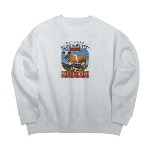 BROWN&WHITE® Big Crew Neck Sweatshirt