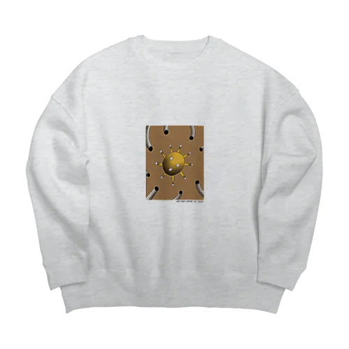 get out covid-19 Big Crew Neck Sweatshirt