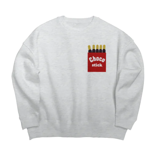 チョコスティック Big Crew Neck Sweatshirt