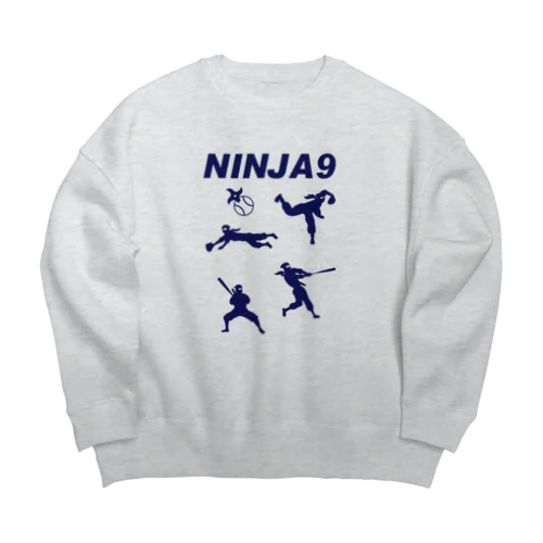 NINJA9 Big Crew Neck Sweatshirt