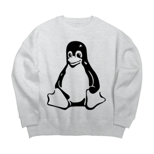 Tuxくん Big Crew Neck Sweatshirt