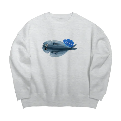 あじの干物 141 Big Crew Neck Sweatshirt