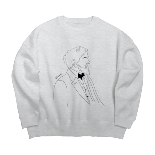 Debussy  Big Crew Neck Sweatshirt