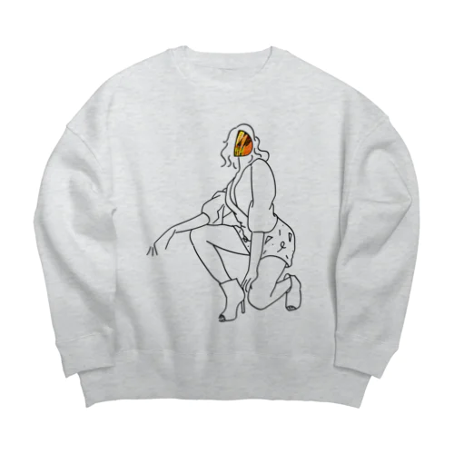 soysio040 Big Crew Neck Sweatshirt