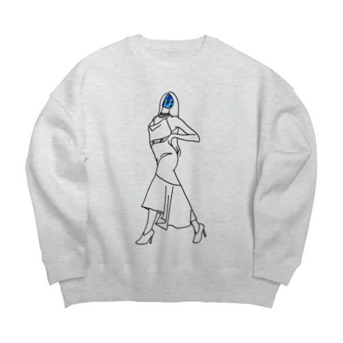 soysio041 Big Crew Neck Sweatshirt