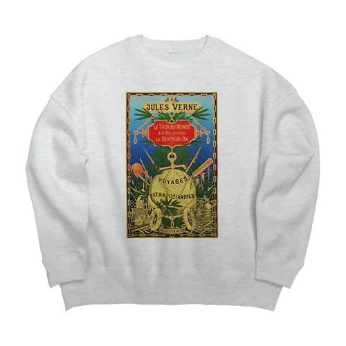 八十日間世界一周＜ジュール・ヴェルヌ＞ Big Crew Neck Sweatshirt