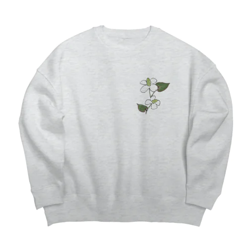 どくだみ Big Crew Neck Sweatshirt