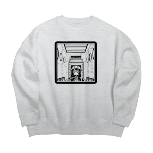 操縦席 Big Crew Neck Sweatshirt