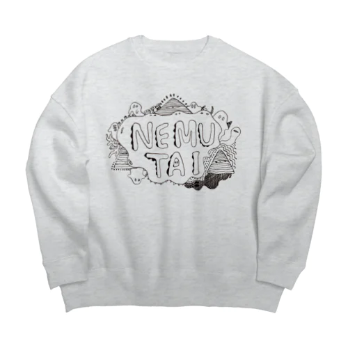 NEMUTAI Big Crew Neck Sweatshirt