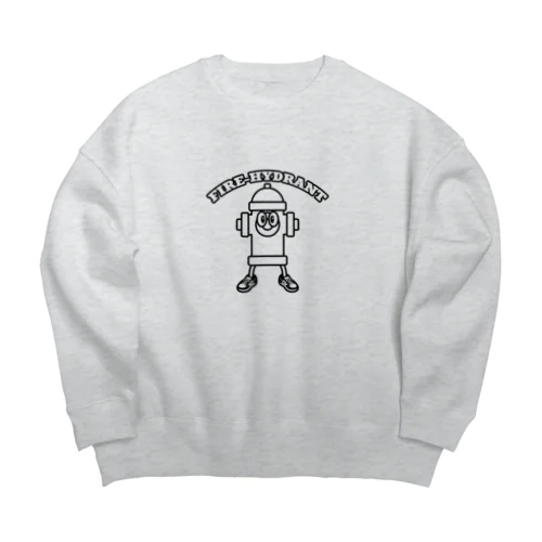 firehydrant_boy Big Crew Neck Sweatshirt