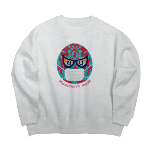 マスクマンのマスク 175 Big Crew Neck Sweatshirt