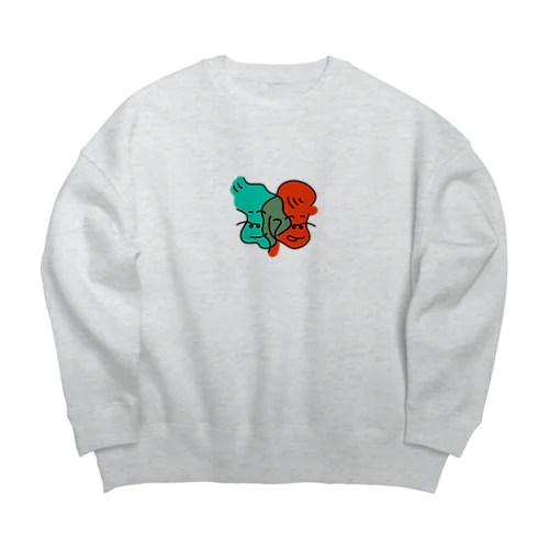 ぼーい密がーる Big Crew Neck Sweatshirt