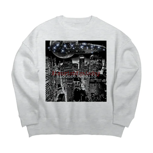 崩壊から再生へ Big Crew Neck Sweatshirt