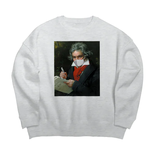 マスク　ベートーヴェン　Beethoven Big Crew Neck Sweatshirt