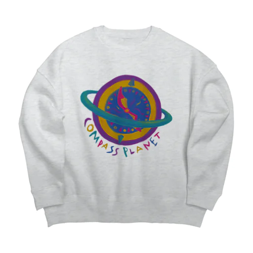 コンパスプラネット Big Crew Neck Sweatshirt