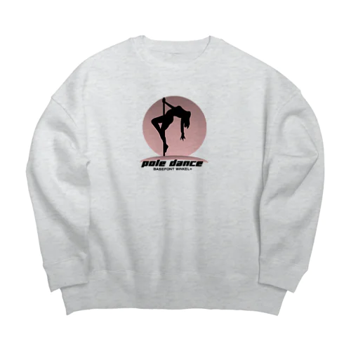 pole dance BF winkel+ Big Crew Neck Sweatshirt