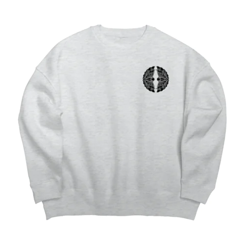 大谷刑部吉継（対い蝶） Big Crew Neck Sweatshirt