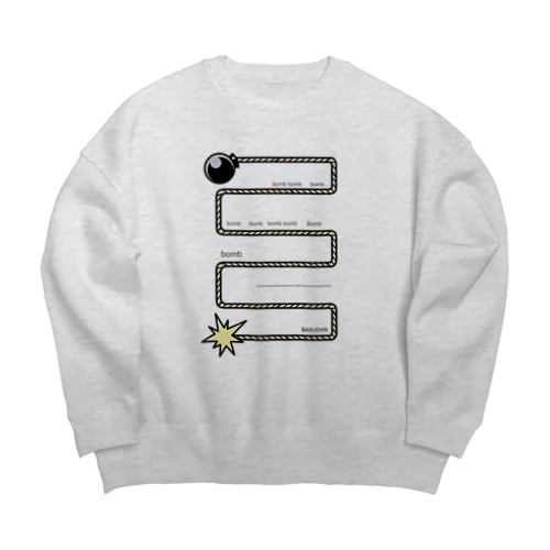 爆弾 Big Crew Neck Sweatshirt