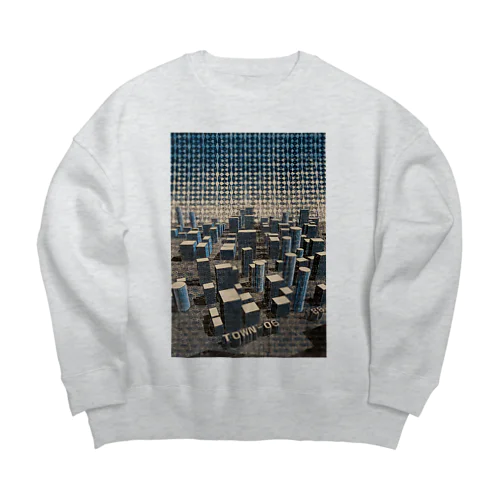  広田守弘版画B Big Crew Neck Sweatshirt