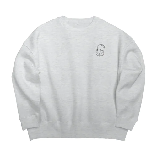 ほじるくん Big Crew Neck Sweatshirt