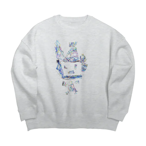 *うさぎくん* Big Crew Neck Sweatshirt