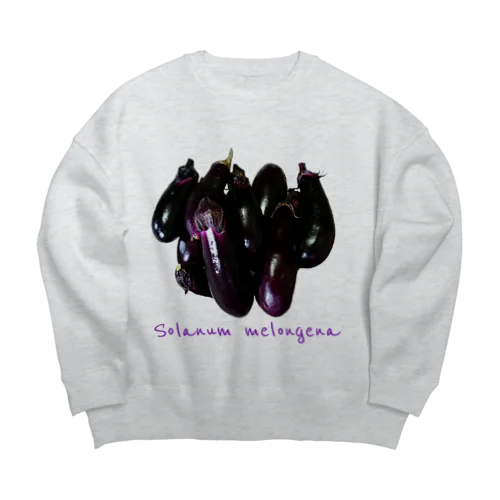 進撃の秋茄子🍆 Big Crew Neck Sweatshirt