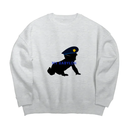 MY BABYLON Big Crew Neck Sweatshirt