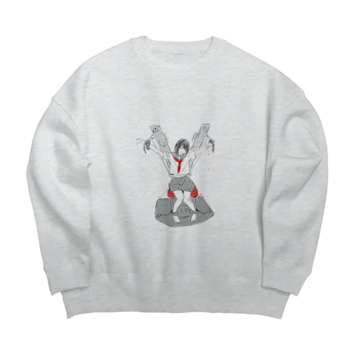 束縛 Big Crew Neck Sweatshirt