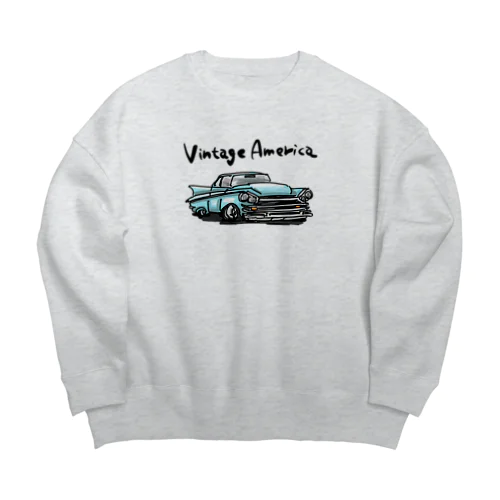 Vintage America  Big Crew Neck Sweatshirt