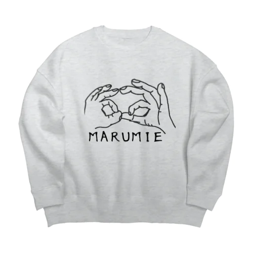 MARUMIE Big Crew Neck Sweatshirt