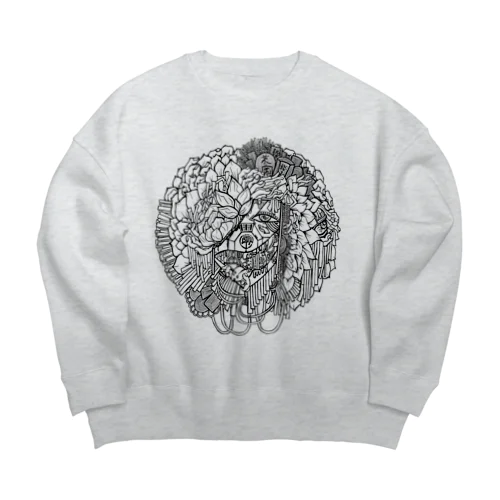 悲願願悲 Big Crew Neck Sweatshirt