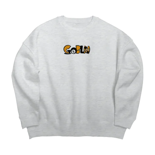 8ボール　オレンジ Big Crew Neck Sweatshirt